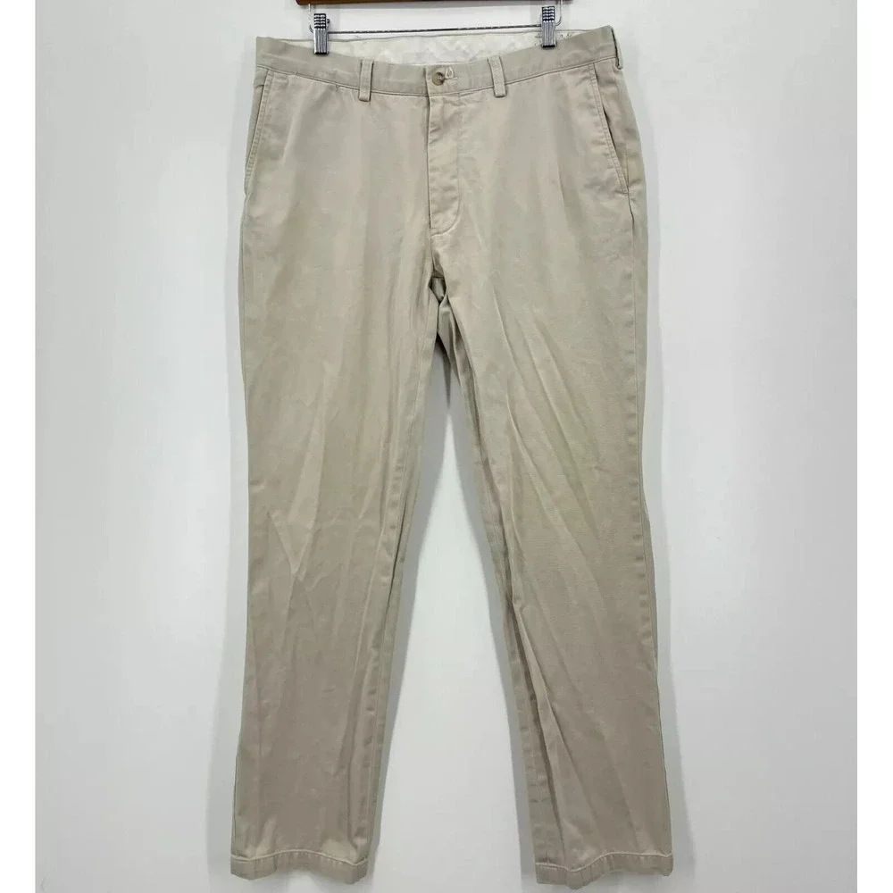Polo Ralph Lauren Chino Pants Men's Size 36‎ Beige Classic Fit Solid 100% Cotton